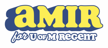 Amir Makled for U of M Regent